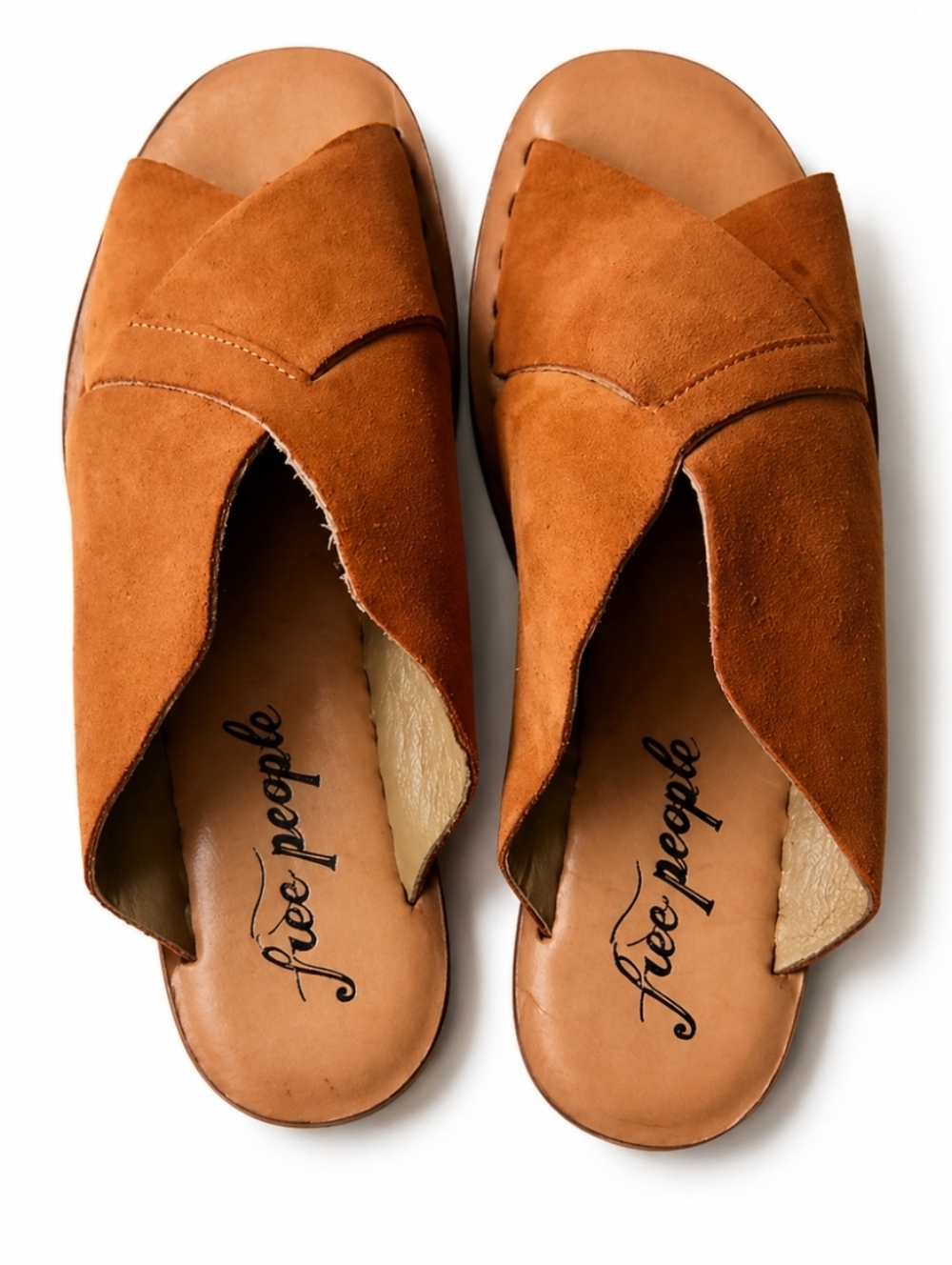 Free People Leather Emilia Sandal Sz 9.5 - Picture 6 of 9